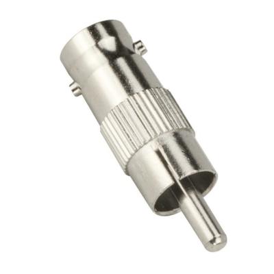 China RCA Male to BNC Female Coax Cable Connector Plug for CCTV Camera Installation for sale