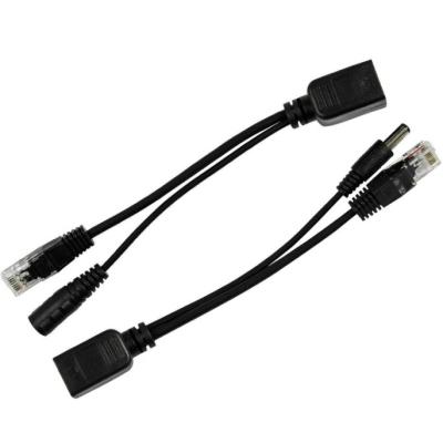 China Passive Power Over Ethernet Adapter for IP Camera Supports 24V Black/White Optional for sale