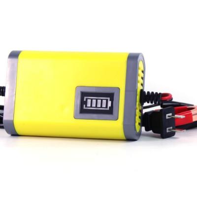 China Heavy Duty Vehicles and Equipment C-Power 12v 6a 20AH 60AH 80AH12v Battery Charger for sale