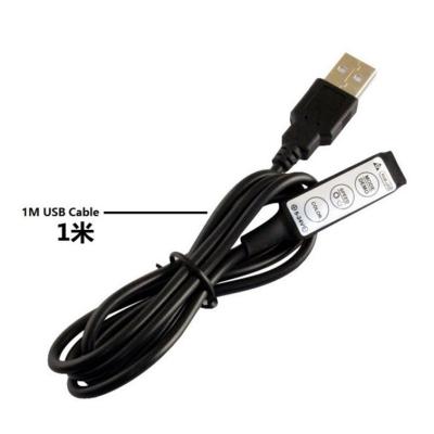 China Female 1m Black LED Strip with 5v Power Supply and 3key USB Controller for sale