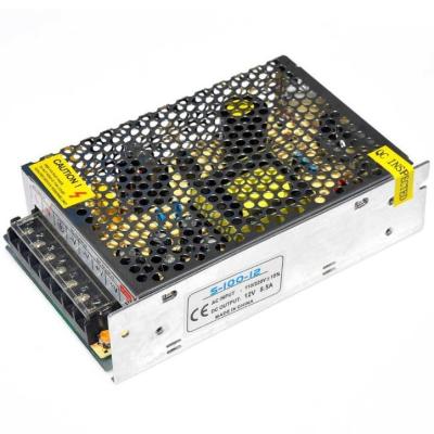 China Aluminum Alloy C-Power 12V 7.5A 8.5A 100W High Voltage DC Power Supply for Industrial for sale