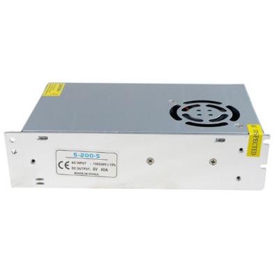 China Silver Aluminum Shell C-Power 40A Switch Power Supply 110V/220V to 5V DC for Silver for sale