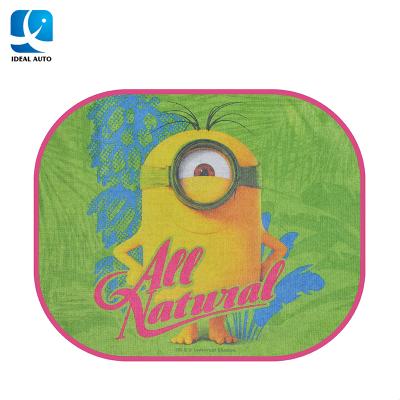 China Lowering interior cartoon image factory china car temperatures round wire sunshade net for sale