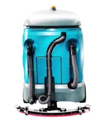 China Hotels Industrial Ride on Auto Floor Cleaner Polisher Scrubber for sale