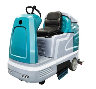 China Hotels Ride on Cleaning Washing Equipment Driving Type Floor Scrubber Sweeper Washing Machine for sale