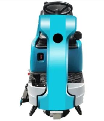 China Hotels Ride on Floor Scrubber Dual Brush Battery Operated Floor Cleaning Machine for sale