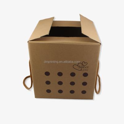 China Eco - Friendly Wholesale Custom Printed Cardboard Corrugated Paper Packaging Box for sale