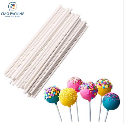 China Handmade Custom Lollipop Stick Food Grade Plastic Pop Stick Sucker Sticks Cake Pop Sticks For Lollypop Candy Chocolate Sugar Pole for sale