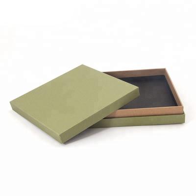 China Handmade wholesale high-grade gift box with lid cover top and bottom box, custom tea square packing box for sale