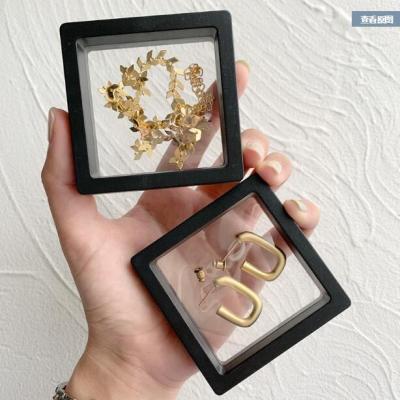 China Fashion jewelry box PE film hanger display stand jewelry holder bracelet packaging beads acrylic transparent wholesale paper jewelry box for sale