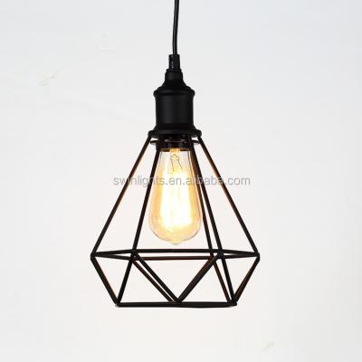 China Handmade Edison Light Bulb Iron Pendant Led Lighting , Modern Hanging Lamp for sale