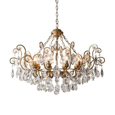 China Modern Hot Seller Design Modern Decorative Home Crystal 10 - Lights Crystal Chandelier Lighting for sale