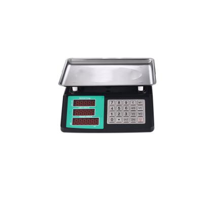 China Hot-selling 2021 electronic balance with AC/DC power supply 30kg fruit vegetable scales. 38.4x13.3x37.2cm for sale