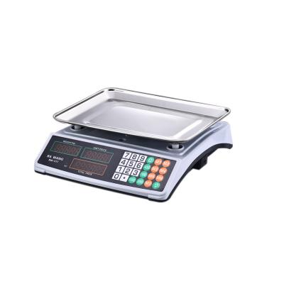 China 2021 Hot-selling DC Power Digital Scale Shops Electronic Weighing Machine. 6kg/5g; 15kg/5g; 30kg/10g for sale