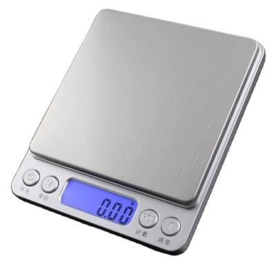 China With Tray Hot Electronic Weighing Stainless Steel Scale Food Scale 3Kg Multifunctional Kitchen Scale for sale