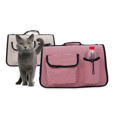 China Large Breathable Pet Luxury Product For Travel Party Dog Puppy Cat Carrier Outdoor Soft-sided Pink Sleeping Bag for sale