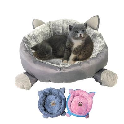 China Wholesale Customized Washable Durable Design Cat Pet Plush Beds Breathable for sale