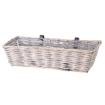 China NEW 2020 natural wicker basket of home and garden decoration balcony box pots 100% long nature outdoor willow for sale