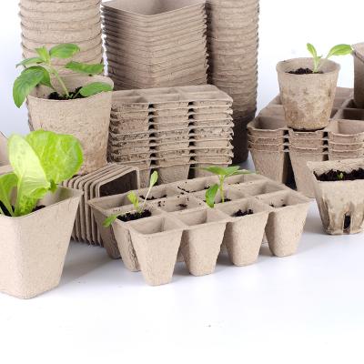 China Eco-Friendly Biodegradable Paper Cup Paper Flower Pot Seeding Nursery for sale