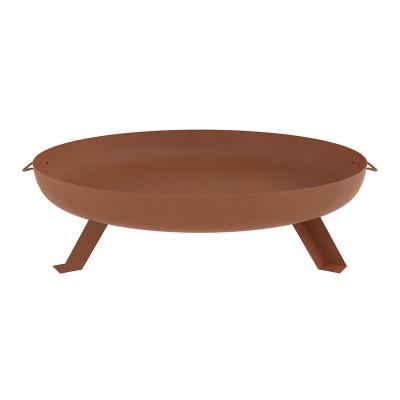 China Outdoor High Quality Rusty Stored Garden Metal Fire Pit for sale