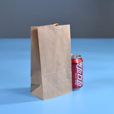 Κίνα Wholesale 100% Recycled Brown Kraft SOS Bag for Restaurants Bread Sandwich Kraft Paper Bag προς πώληση