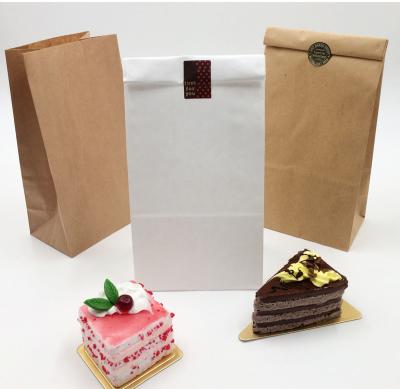 Κίνα Kwong Wah Custom Kraft Paper Bag Paper White Brown Bag For Food Lunch Box Packing προς πώληση