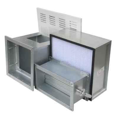 China Cleanroom mechanically sealed air outlet cabinet diffuser hepa terminal HEPA replaceable filter box for sale