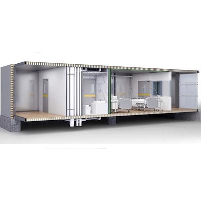 China Europe Prefab Negative Pressure Standard Hospital Quarantine Isolation Temporary Clean Room for sale