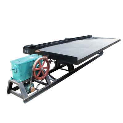 China Ore Washing Separator Small Gold Shaker Table Shaking Table For Gold Washing Plant for sale