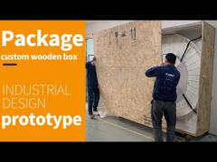 Rapid prototyping samples are shipped in wooden boxes