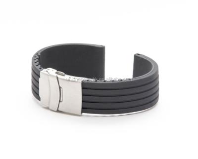 China Silicone Watch Strap Rubber Watch Band & Strap for sale