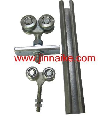 China Steel Sliding Door Trolley Channel Hanger Roller Track, Hanger Door Track for sale