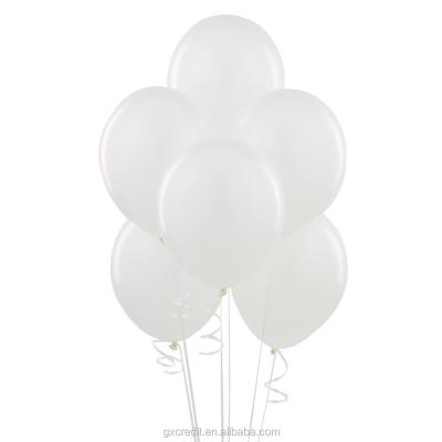 China wedding decor  birthday balloons party decorations 12 inches plain pearl metallic color white black helium  latex  balloons for sale