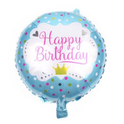 China New arrival 18inch happy birthday foil balloon party decoration for sale