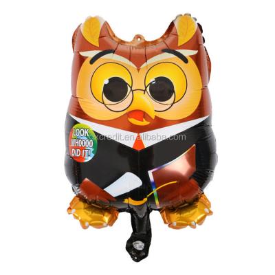 China New design high quality graduation party set DR.Owl foil balloon helium for sale