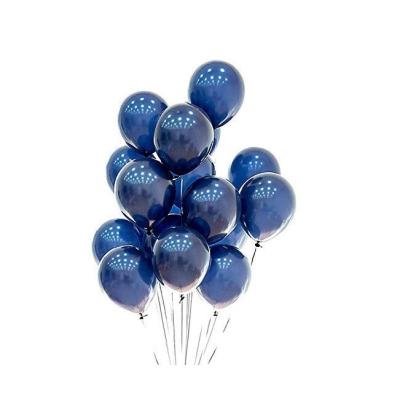 China wedding /birhtday party decoration matte pearl navy  blue color round helium latex balloon 12inch for sale