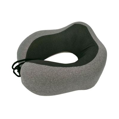 China New Memory Solid Color Cervical Anti-static Soft Slow Connected Neck U Shape Neck Travel Pillow for sale