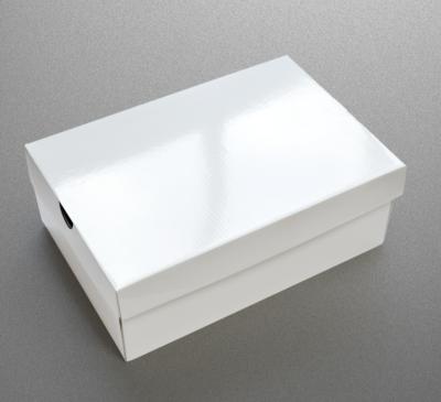 China Recycled Materials Stores Wholesale Custom Bulk Products Clothing Ad Box Retail White Paper Packaging Shoe Box for sale