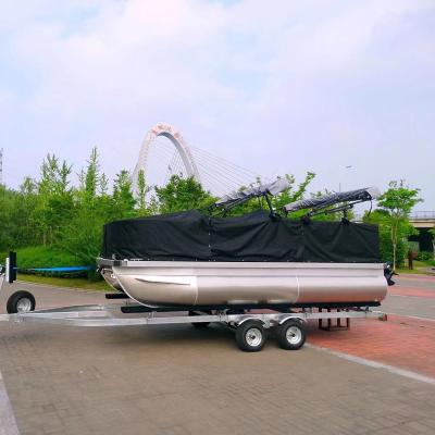 China Aluminum Aluminum Pontoon Boat 17 Ft Made By YS YACHT for sale