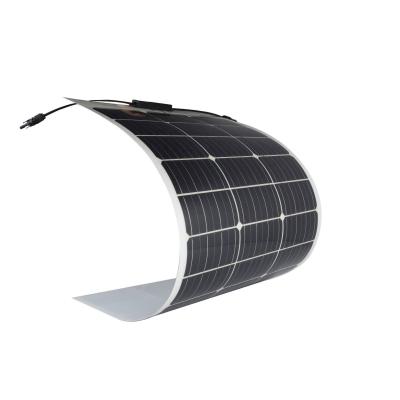 China EVA / POE low price high efficiency flexible solar panel 100w for sale