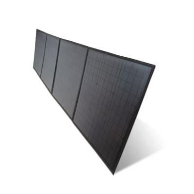 China EVA/POE outdoor camping monocrystalline silicon portable solar panel 160w flexible collapsible solar panel for sale