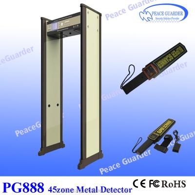 China 45zone Airport Metal Detector Walk Through Gate For Airport Security Check PG888 for sale