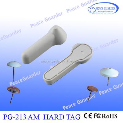 China Retail store etc supermarket hard tag, AM hard tag, EAS pencil security tag for clothing hard tag hammer PG for sale