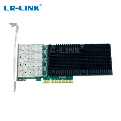 China Server LRES1005PF-4SFP+ PCI Express v3.0 x8 Quad Port 10G 4*SFP+ Ethernet Network Card Adapter Qlogic Chipset for sale