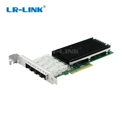 China LEFT Server 4 NIC 10G PCI Express x8 Quad Port 10G Port 10G Network Card (Intel XL710 Based) for sale