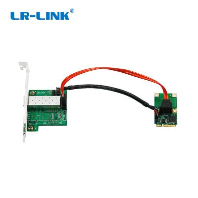 China Mini pc gigabit ethernet fibra pcie desktop ptica industrial single port lan card for sale