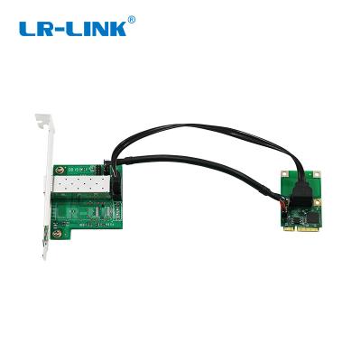 China LR-LINK LRES2204PF-SFP Mini PCIe 1*SFP Ports Gigabit 1000Base-X Desktop Ethernet Fiber Mini PCI Express SFP Connector Card for sale