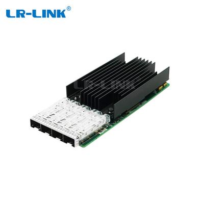 China LR-LINK LREM5990PF-4SFP+ PCIe x8 Quad Ports 10G 4*SFP+ Mezzanine Ethernet Network Module for sale