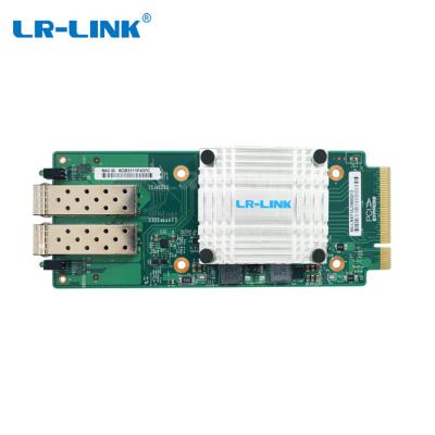 China LR-LINK Server LREM7100PF-2SFP+ PCIe v3.0 x8 10G Dual Port SFP+ Ethernet Mezzanine 10 Gigabit Network Module for sale