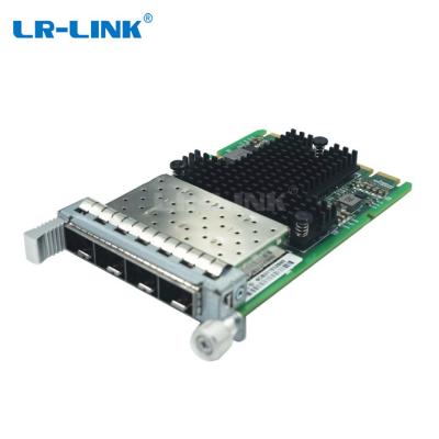 China Server LR-LINK LRES3007PF-OCP Quad-port 4*SFP+ OCP 3.0 Mezzanine 10G Network Module for sale